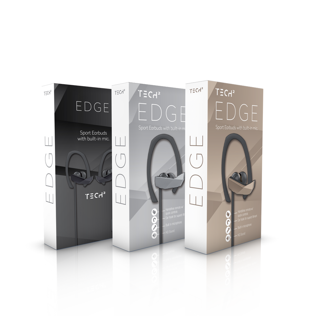Edge Sport Earbuds With Built-in Microphone